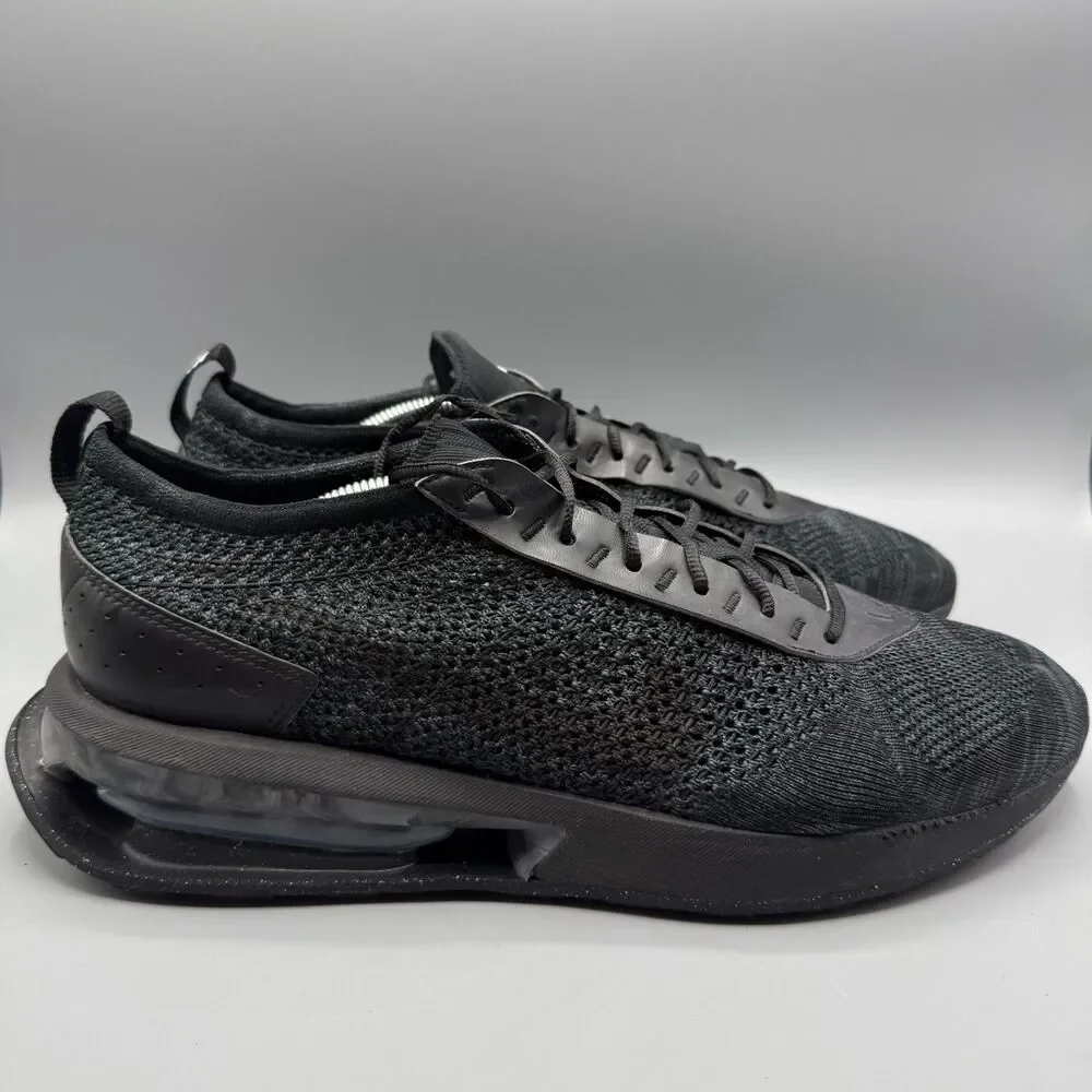 Nike Air Max Flyknit Racer Mens Black Running Sneakers Shoes Size 13